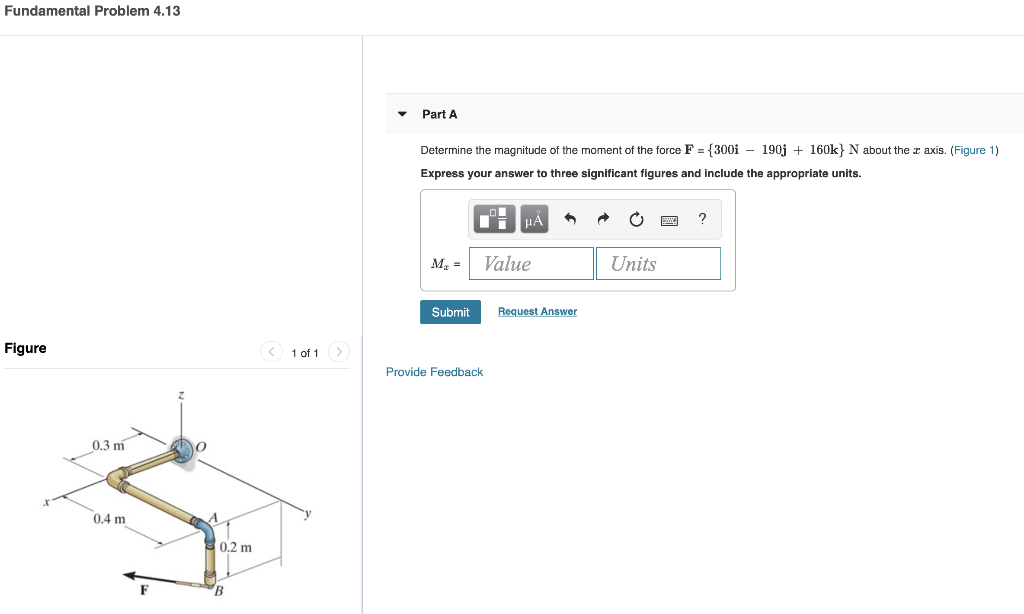 Solved Fundamental Problem 4.13 Part A Determine The | Chegg.com