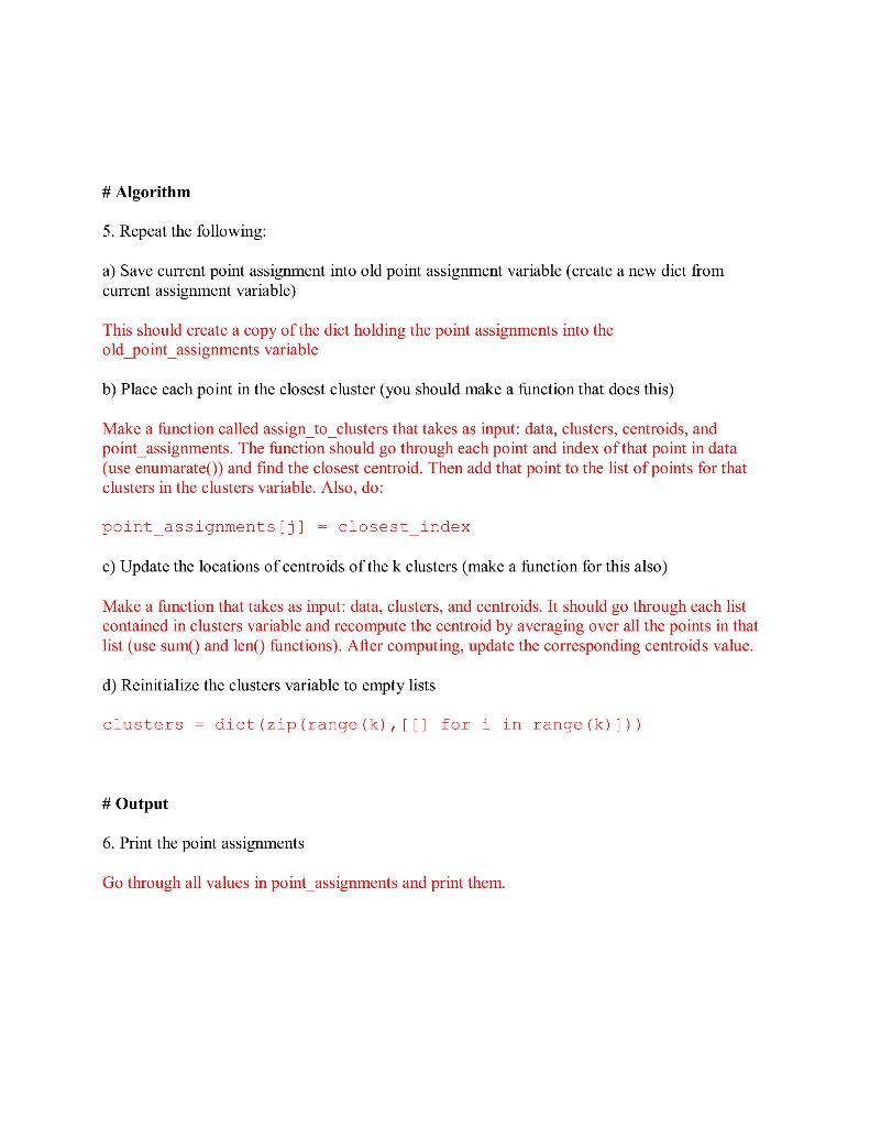 Solved Introduction Clustering is a process of identifying | Chegg.com