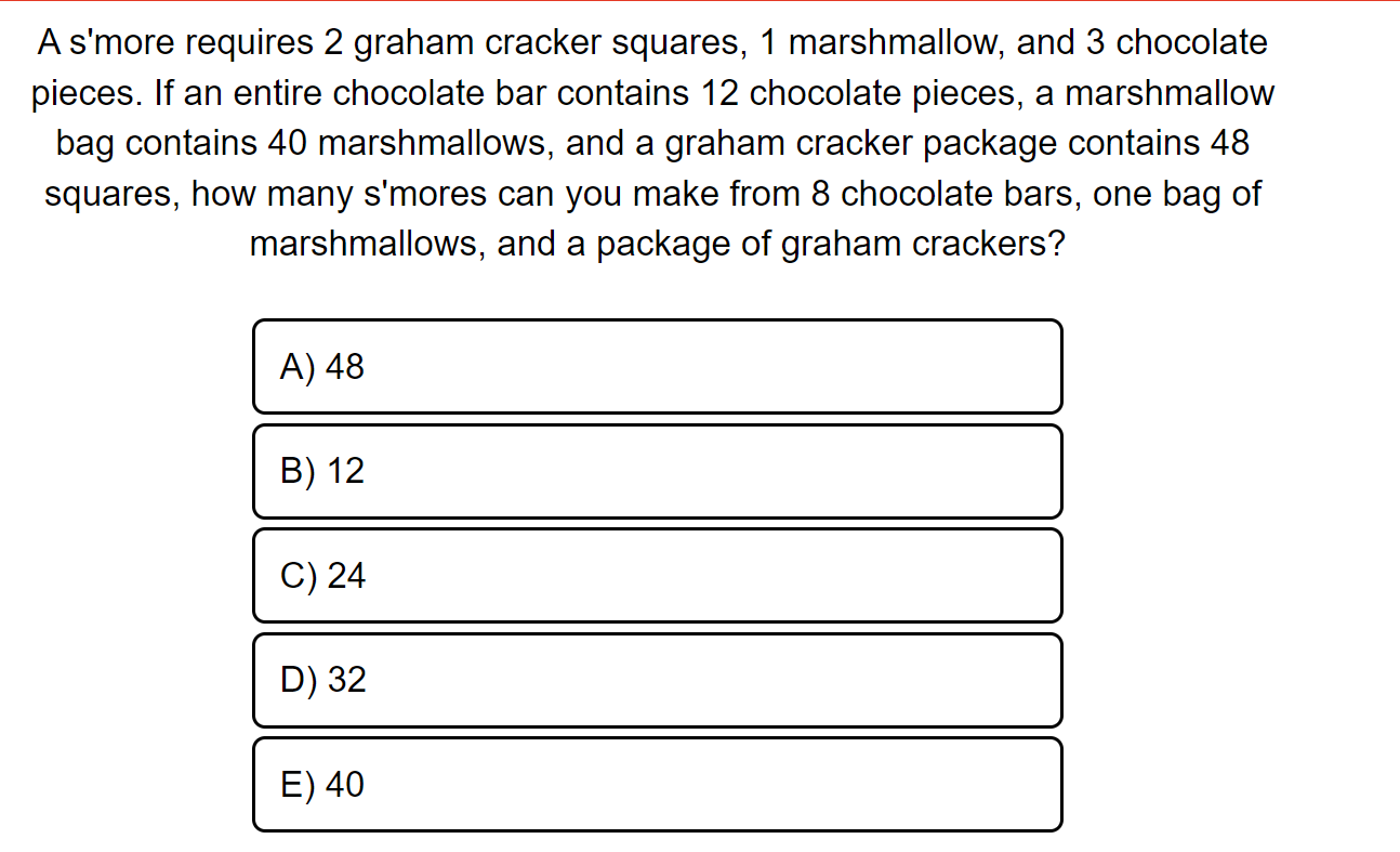 solved-a-s-more-requires-2-graham-cracker-squares-1-chegg