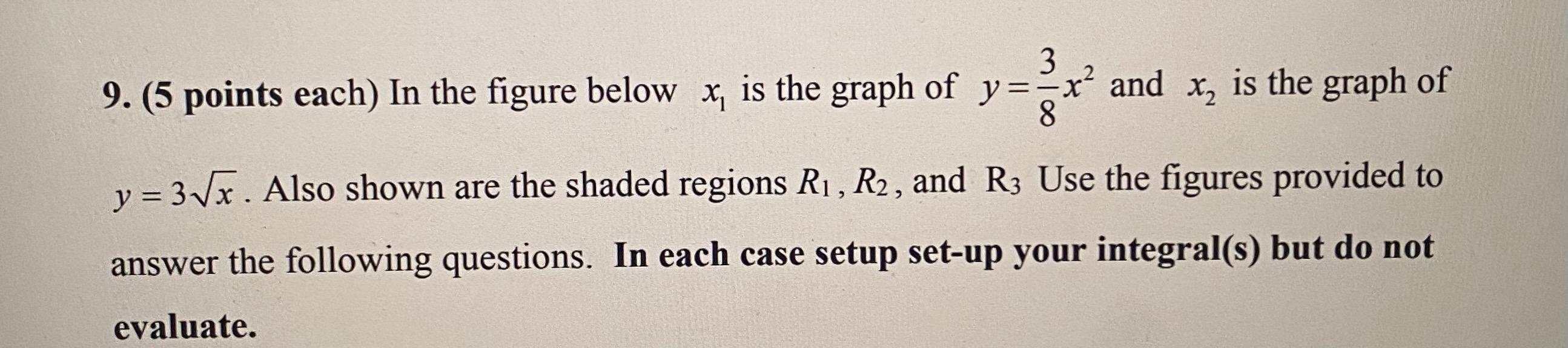 Solved 3 9. (5 points each) In the figure below x, is the | Chegg.com