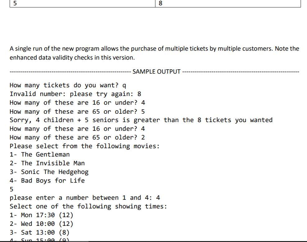 Solved Problem Description This extends Assignment 1 with | Chegg.com