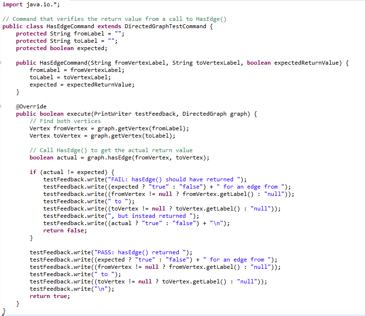 Solved 14.11 Graph representations Java Step 1: Inspect | Chegg.com