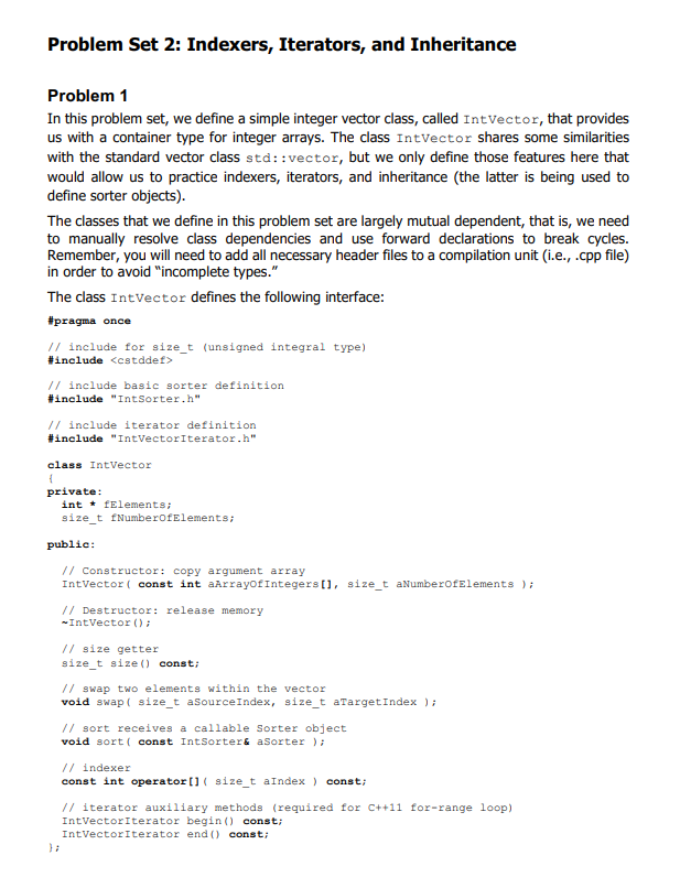 Problem set 2 will to be done in C++ programming | Chegg.com