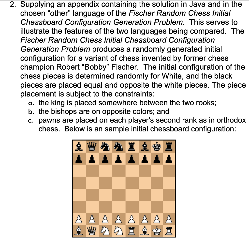 Solved provide code for the initial chess board
