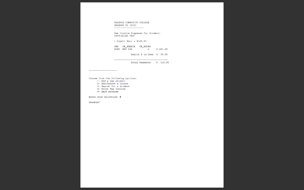UCP-COP3223-C Programming Final Project READ | Chegg.com