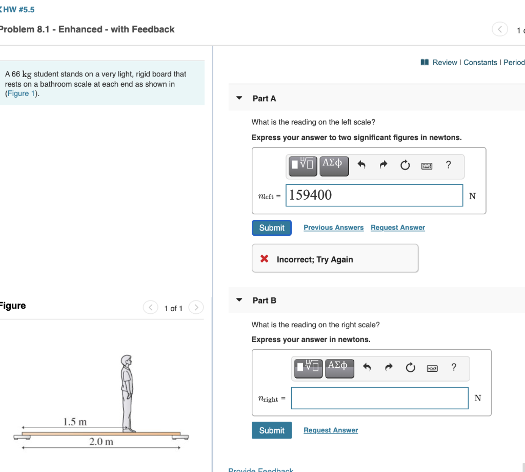 Solved HW #5.5 Problem 8.1 - Enhanced - with Feedback 1 Il | Chegg.com