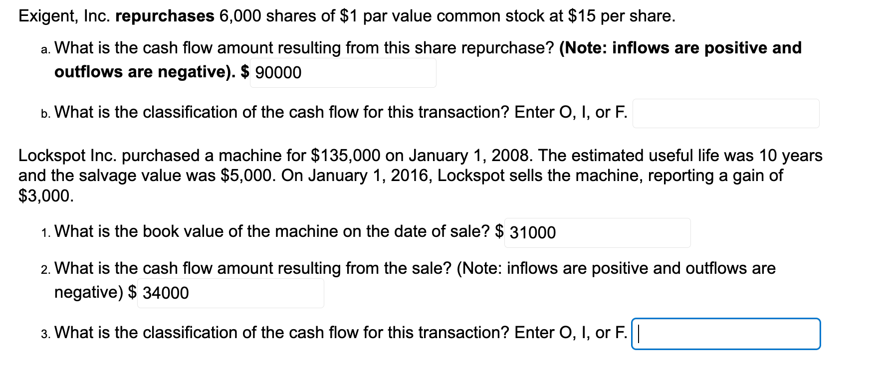 Solved Exigent, Inc. Repurchases 6,000 Shares Of $1 Par | Chegg.com