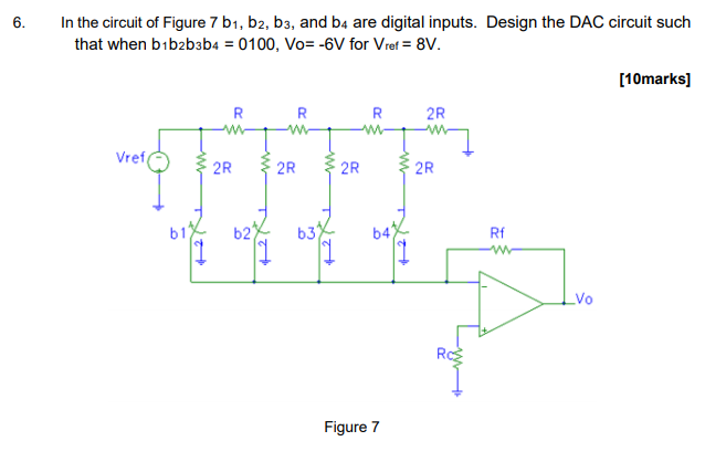 Solved 6. In The Circuit Of Figure 7 B1, B2, B3, And B4 Are | Chegg.com