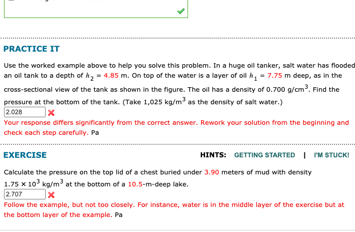 Solved PRACTICE IT Use the worked example above to help you | Chegg.com
