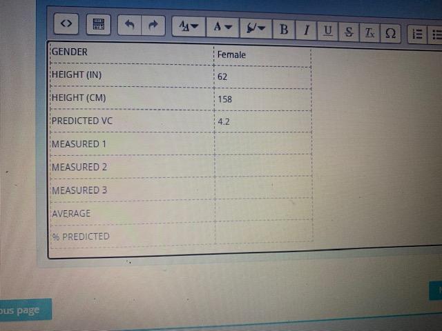 Antved 1 Points Out Of 100 To Fill In The Table Use Chegg Com