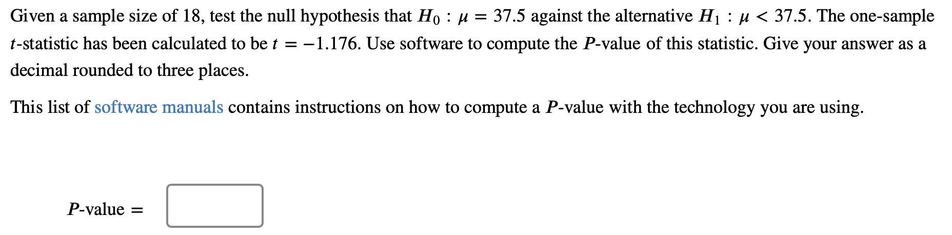 test null hypothesis sample size