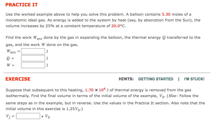 Solved GOAL Find the work done during an isothermal | Chegg.com