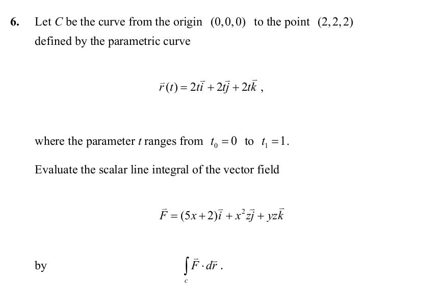 Solved Let C be ﻿the curve from the origin (0,0,0) to ﻿the | Chegg.com