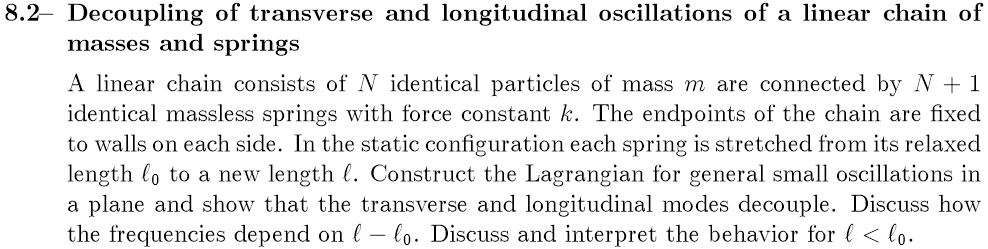 Solved .2− Decoupling of transverse and longitudinal | Chegg.com