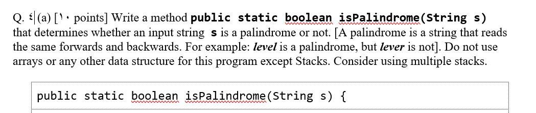 Solved IN JAVA DO EXACTLY AS WRITTEN DO NOT USE | Chegg.com