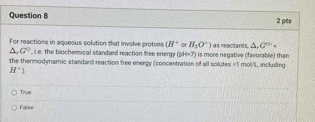 Solved For Reactions In An Aqueous Solution That Involve | Chegg.com