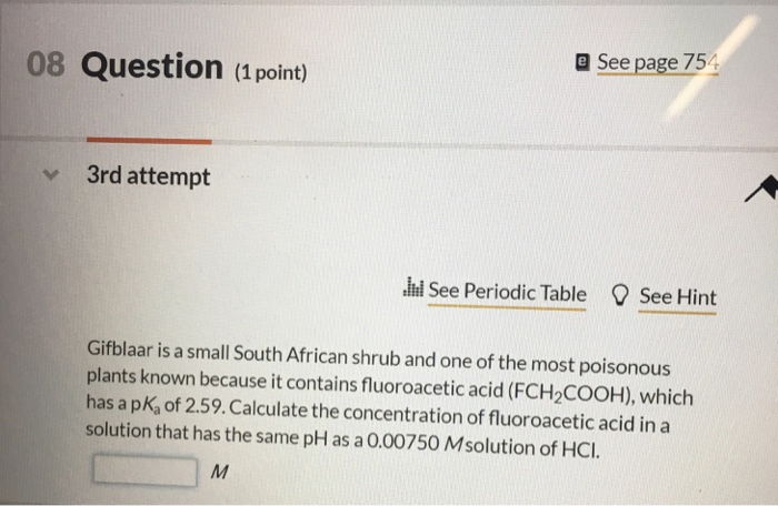Solved e See page 754 08 Question (1 point) v 3rd attempt l | Chegg.com
