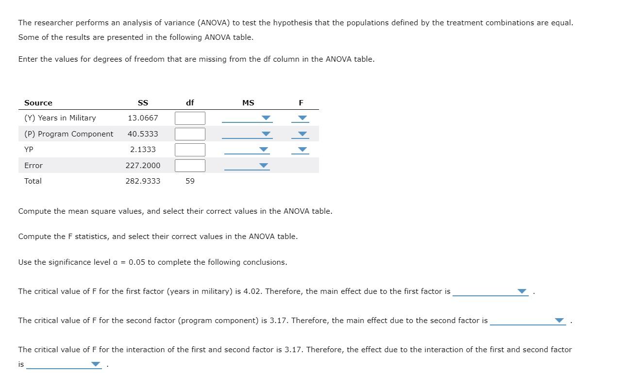 Solved 4. Determining main effects and interactions in a | Chegg.com