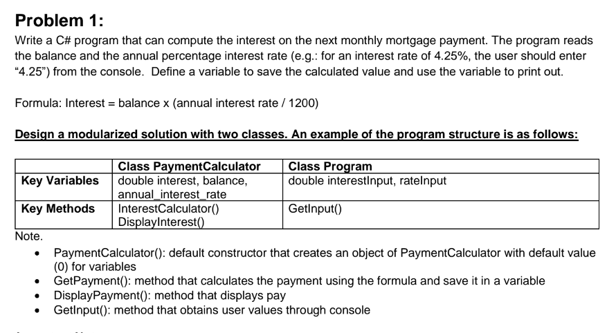 Solved Please make sure the program has no errors, produces | Chegg.com