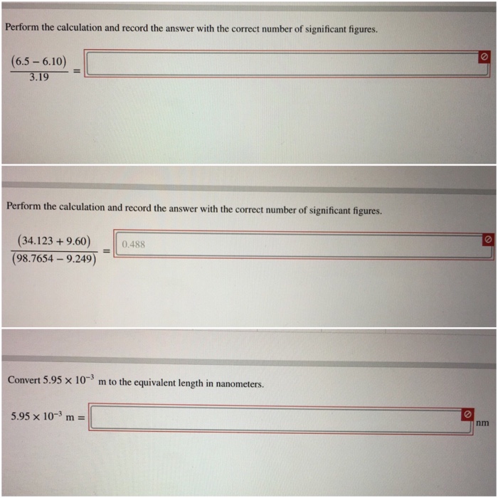 Perform The Calculation And Record The Answer With The Correct Number Of Significant Figures