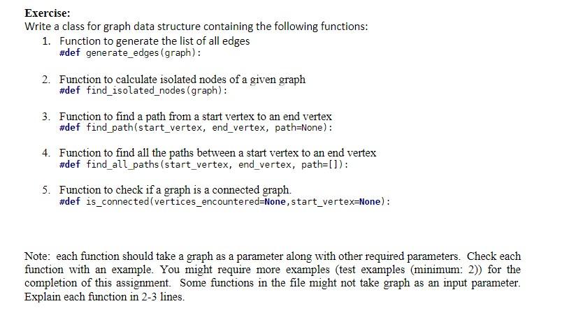 Python program. Please do all the functions. I | Chegg.com