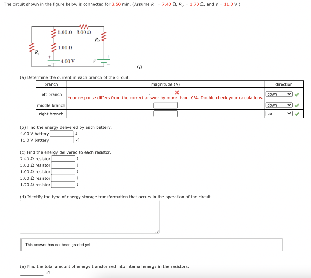 Solved The circuit shown in the figure below is connected | Chegg.com