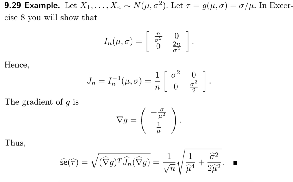 Solved Find the Fisher information matrix for the | Chegg.com