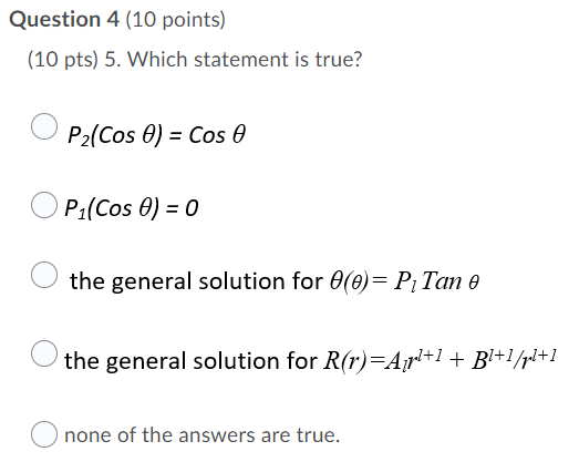 Solved Question 4 10 Points 10 Pts 5 Which Statement Chegg Com