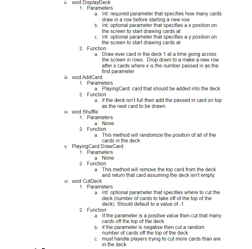The program class will implement a menu with several | Chegg.com