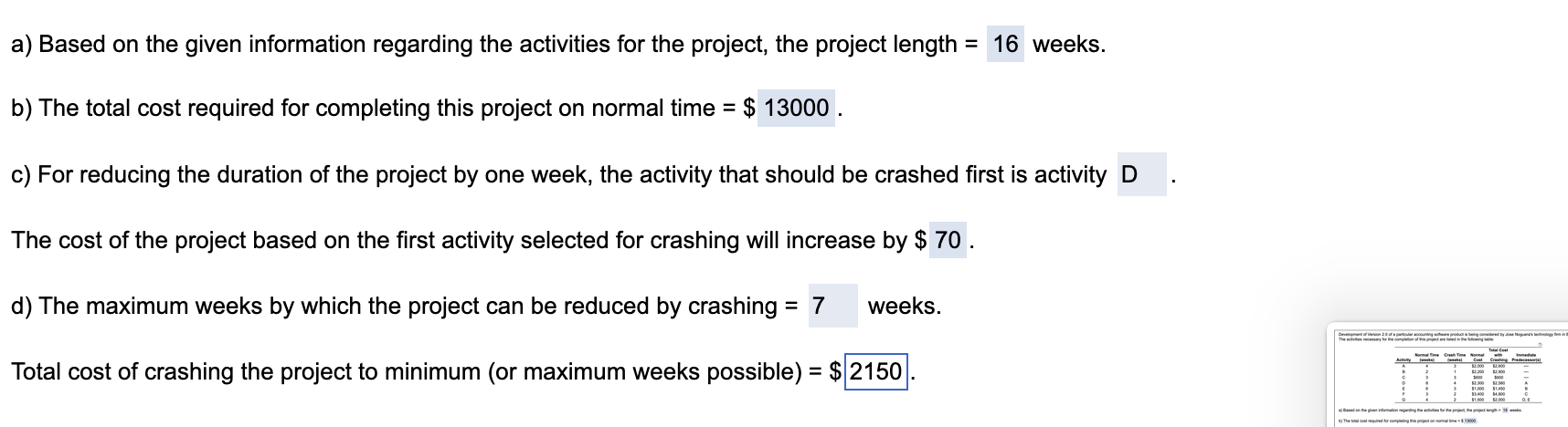 Solved a) Based on the given information regarding the | Chegg.com