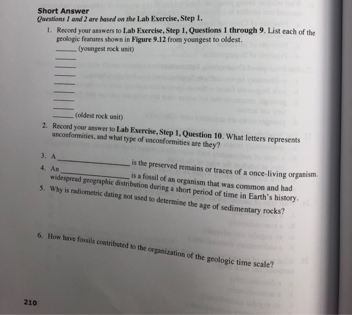 Solved Short Answer Questions 1 and 2 are based on the Lab | Chegg.com