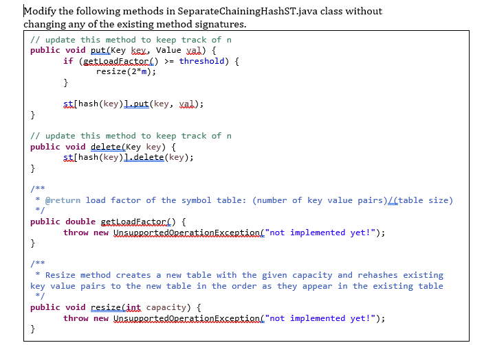 java lesson 27 - string class - part 06 - modifying... Solved Modify the following methods in Separate | Chegg.com