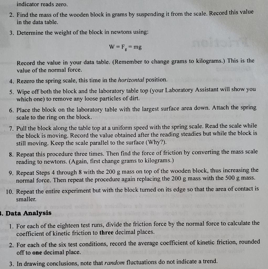 Solved PHYS 1114 FRICTION LAB. POSTING AGAIN W/EXPIRIMENT.