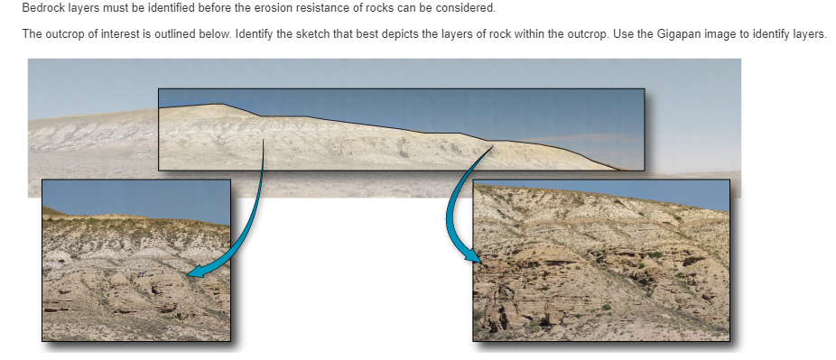 Solved Bedrock Layers Must Be Identified Before The Erosion | Chegg.com