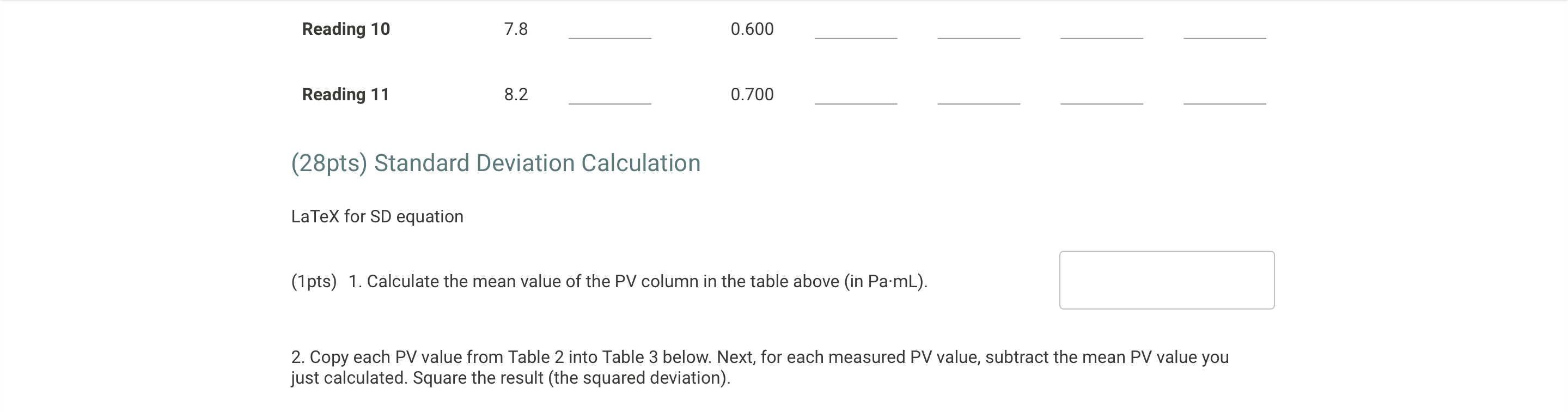 Solved Enter the temperature at the beginning of the | Chegg.com