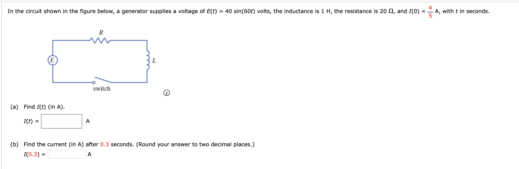 Solved In the circuit shown in the figure below, a generator | Chegg.com