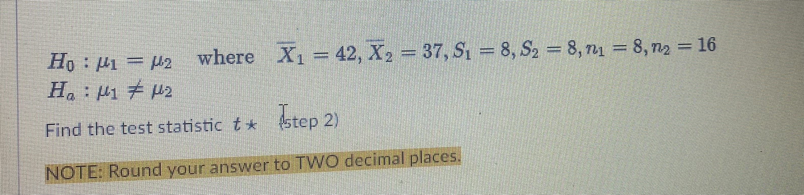 Solved Consider The Following Hypothesis. H0:σ1=σ2Ha:σ1 =σ2 | Chegg.com