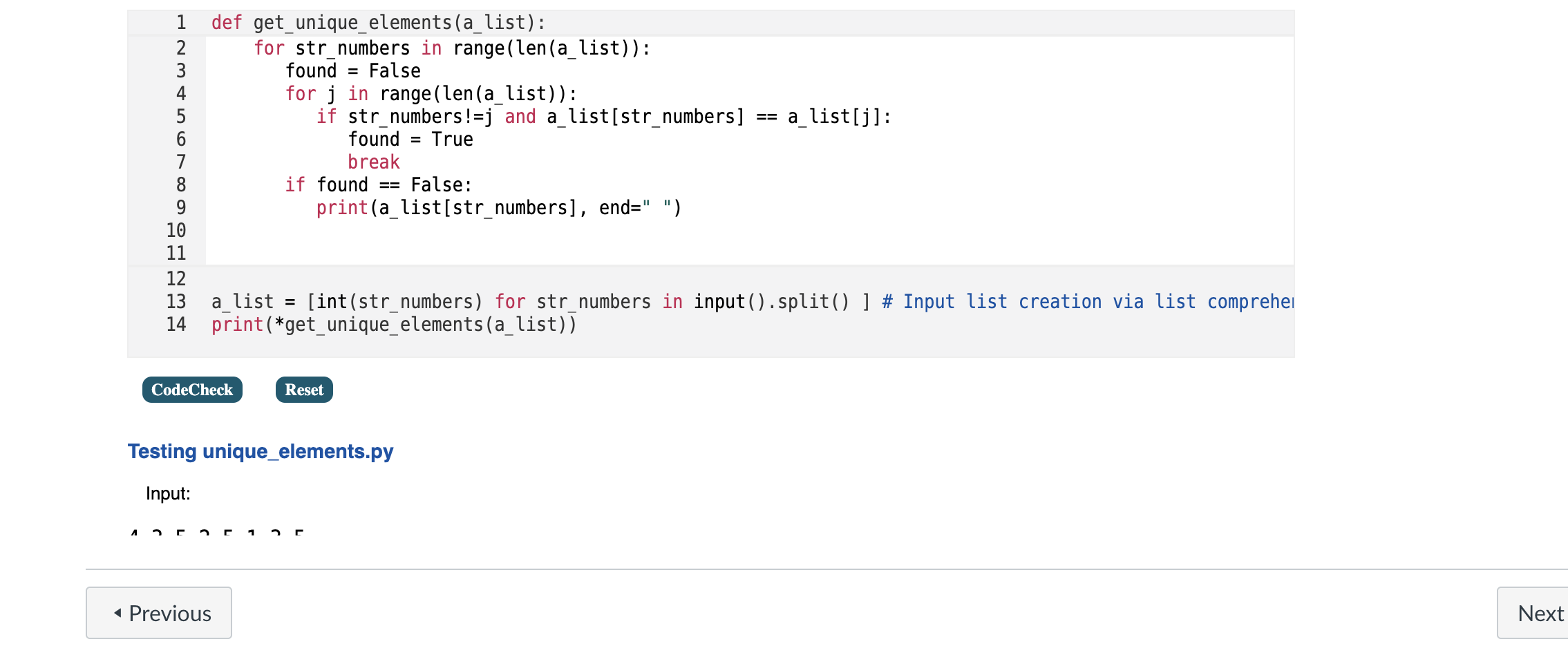 solved-given-a-list-of-numbers-find-and-print-the-elements-chegg