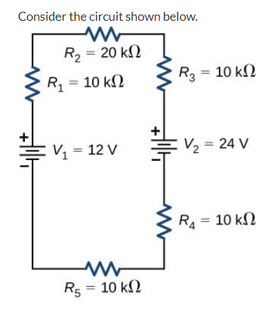 Solved Consider The Circuit Shown Below. | Chegg.com