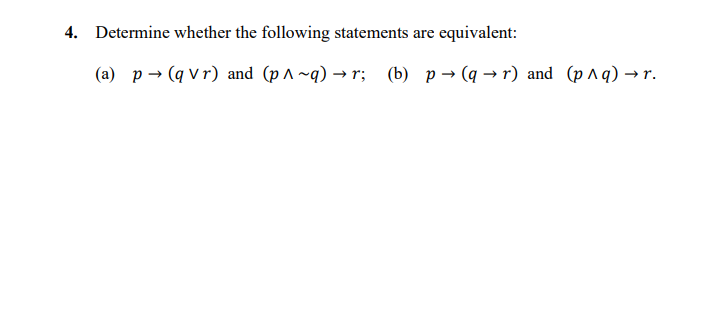 Solved Determine whether the following statements are | Chegg.com