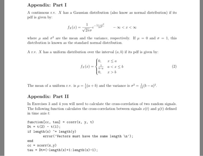 Solved Exercise 2: Functions of Random Variables Let X be a | Chegg.com image.