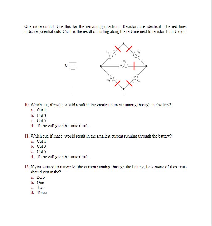 Solved One more circuit. Use this for the remaining | Chegg.com