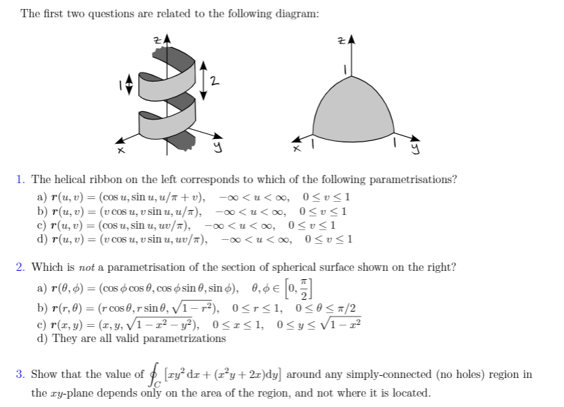 Solved The first two questions are related to the following | Chegg.com