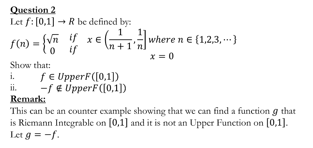 11 F N Vn If Xel Question 2 Let F 0 1 R B Chegg Com