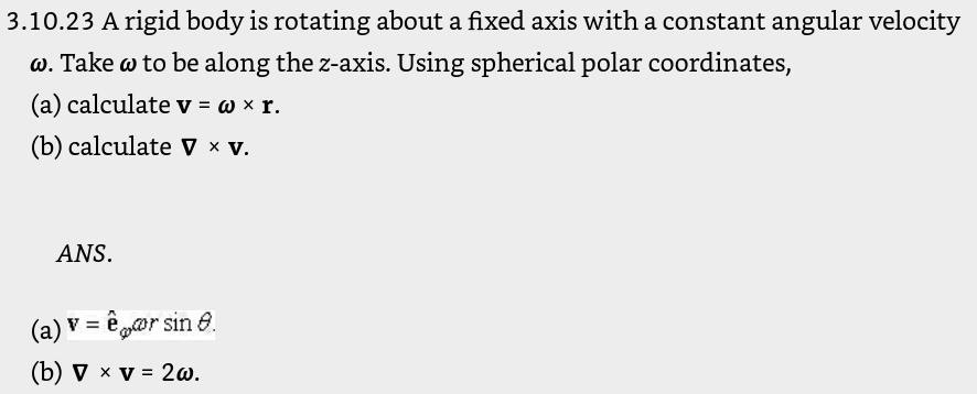 Solved 3.10.23 A rigid body is rotating about a fixed axis | Chegg.com