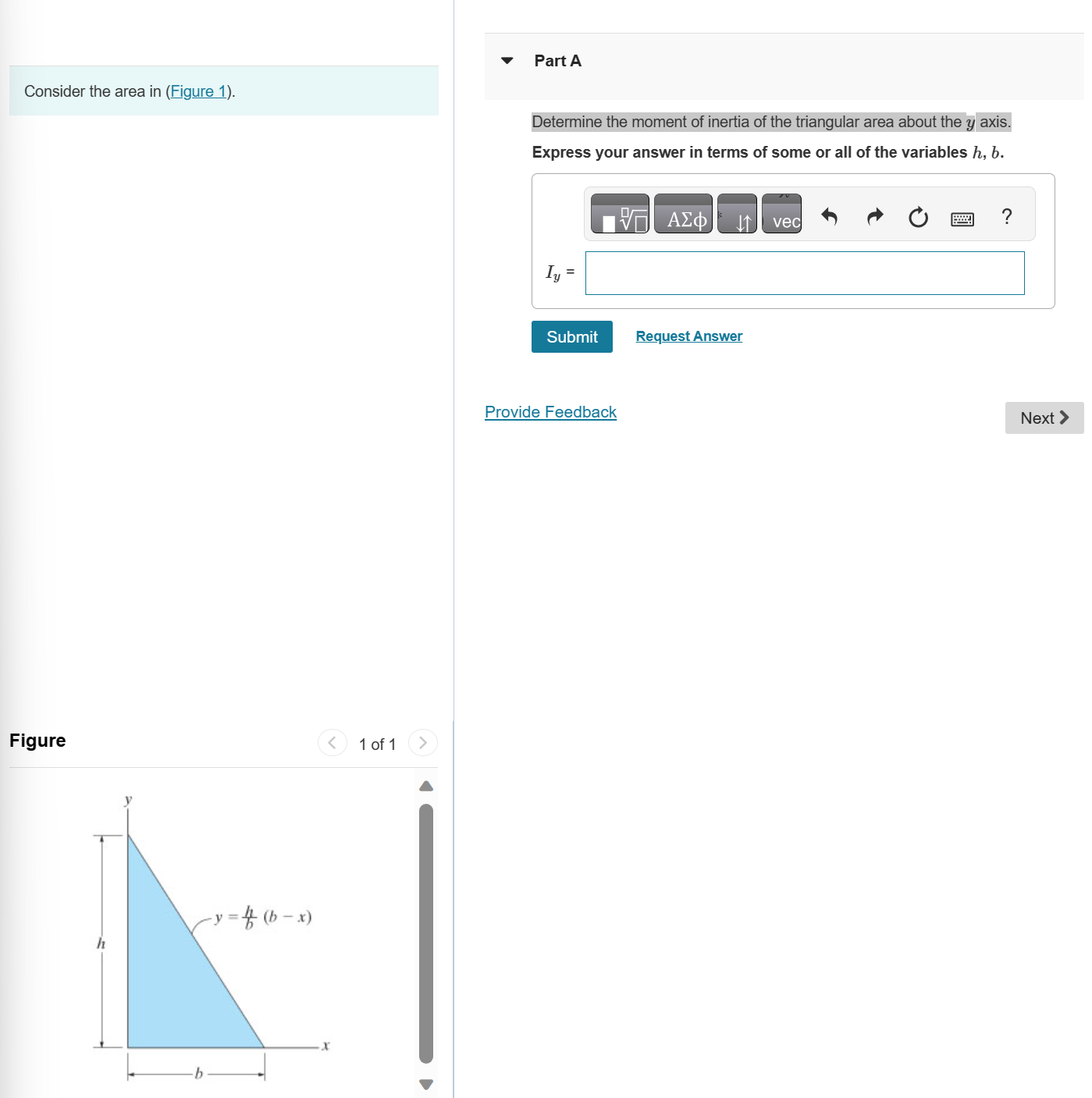 Solved Consider The Area In (Figure 1).Provide | Chegg.com