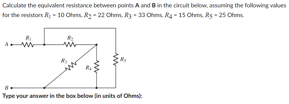 Solved Calculate The Equivalent Resistance Between Points A | Chegg.com