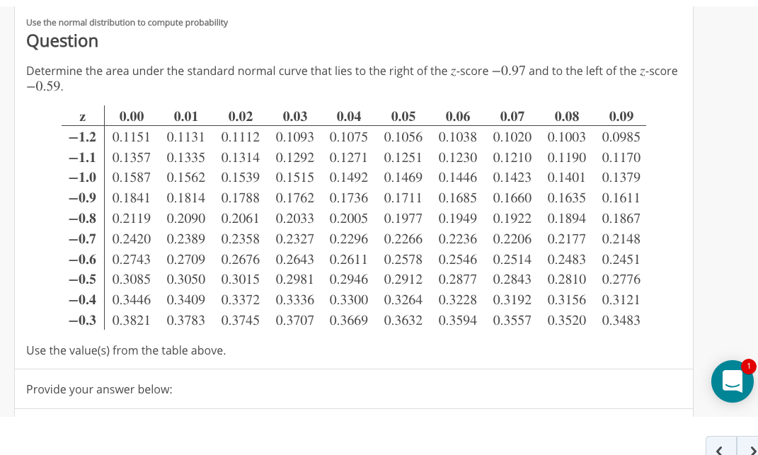 Solved Use the normal distribution to compute probability | Chegg.com