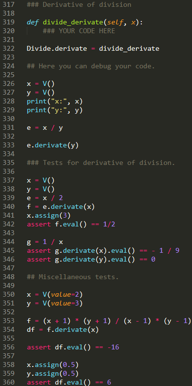 Just the code for the functions that need filling in. | Chegg.com