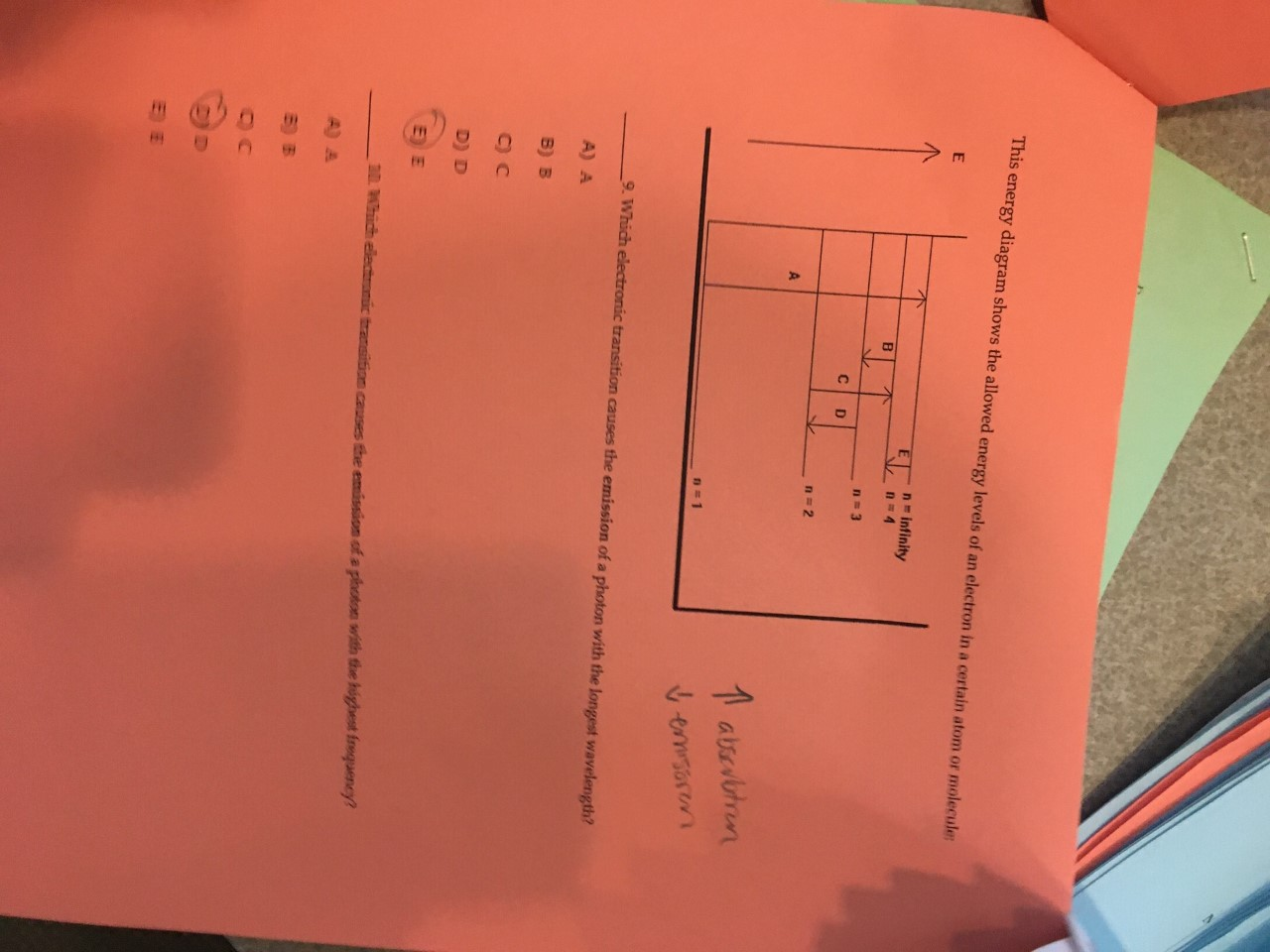 solved-this-energy-diagram-shows-the-allowed-energy-levels-chegg